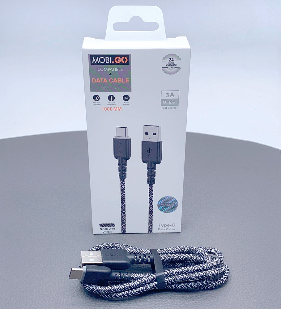 Mobigo 1m nylon type-c cable GO103