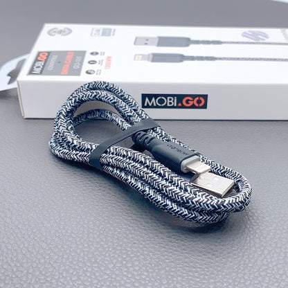 Mobigo 1m nylon lightning cable GO101