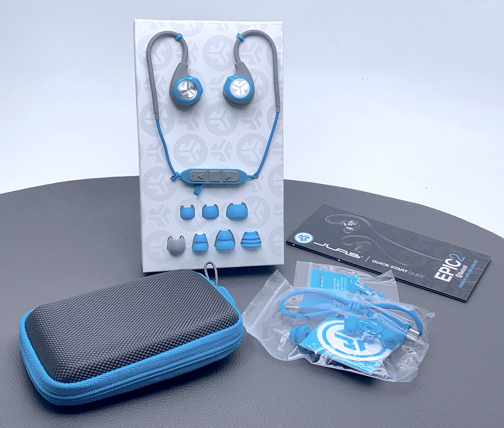 JLAB bluetooth sport earpods earphone EPIC2