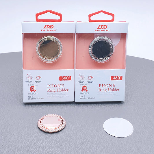 LGD 360 rotation Diamonds ring holder red box