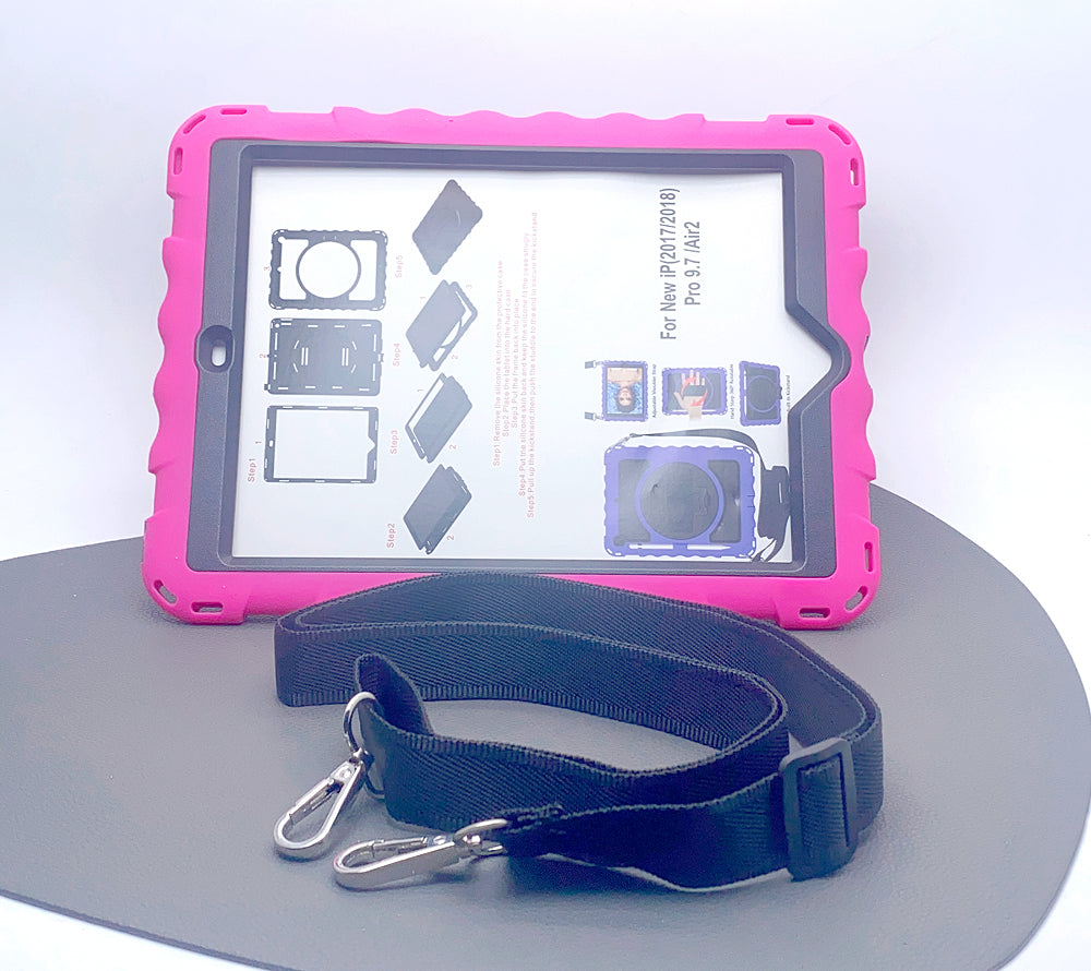 iPad air 2 waving robo case with strap and shoulder (9.7 /air 2 fit)