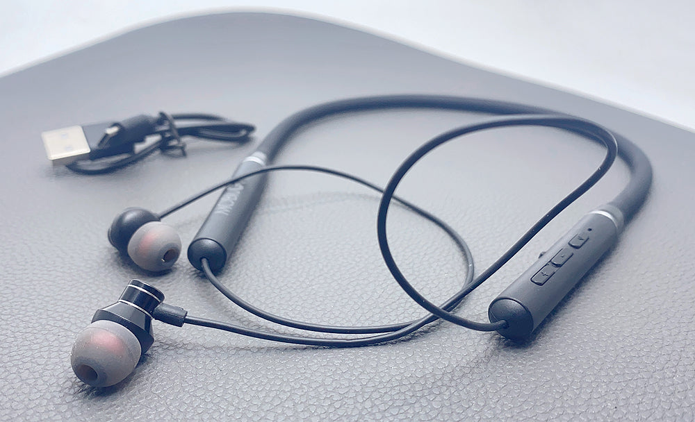 Mobigo magnetic neckband wireless bluetooth headphones earphones GO63B