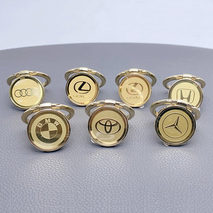 LGD 360 rotation  car logo ring holder