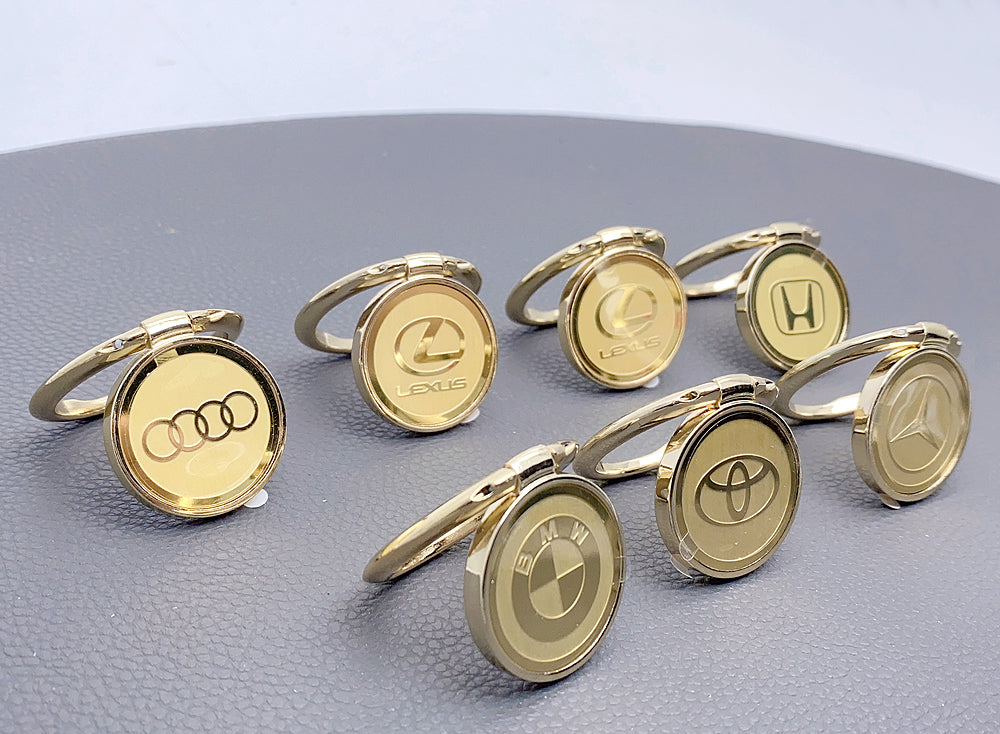 LGD 360 rotation  car logo ring holder