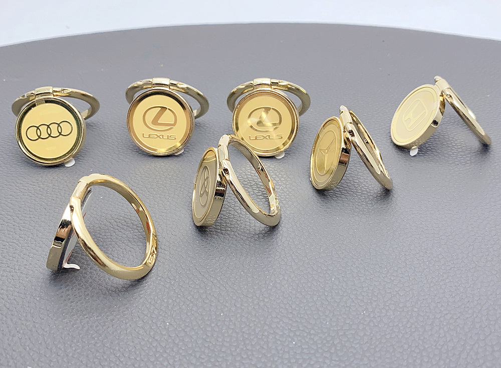 LGD 360 rotation  car logo ring holder