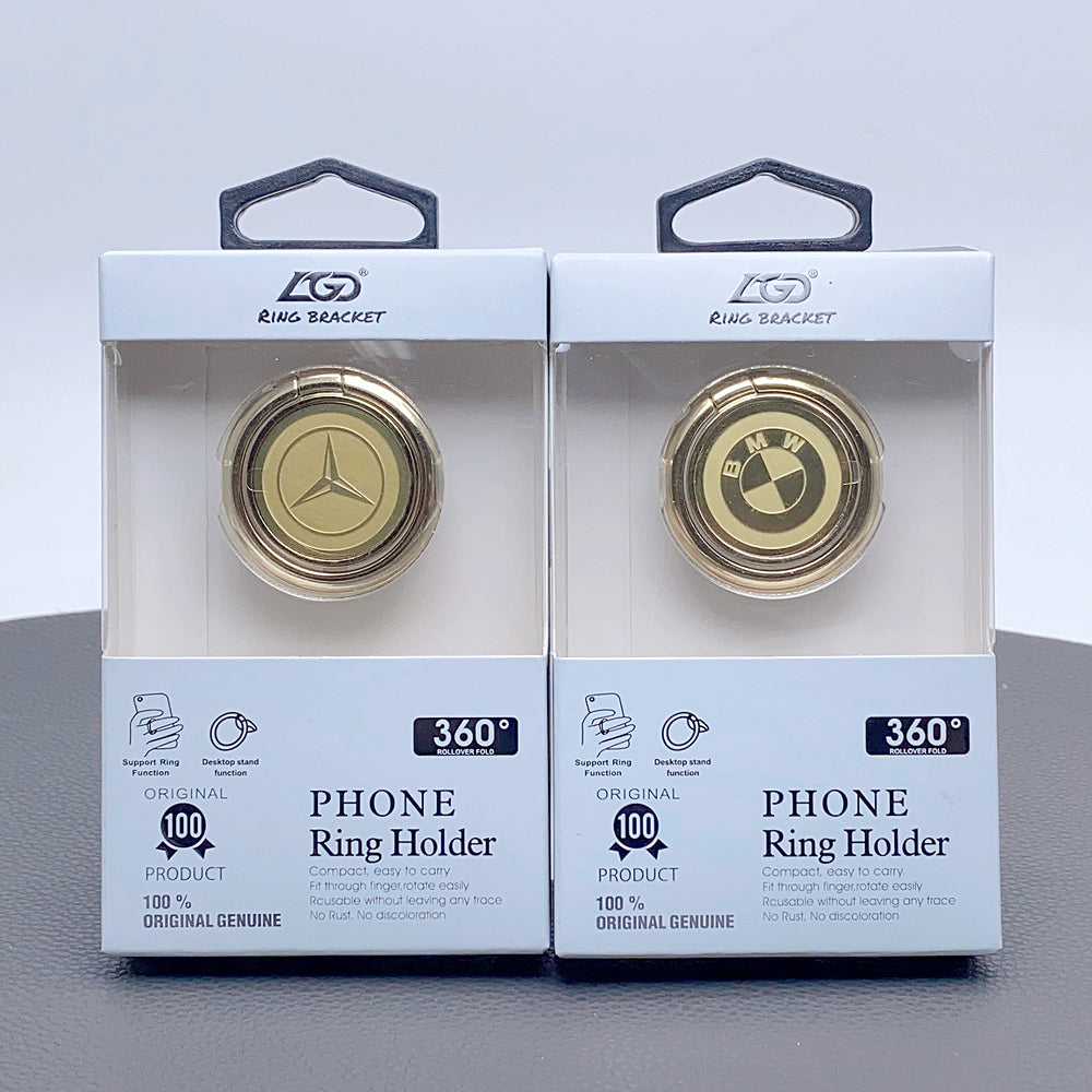 LGD 360 rotation  car logo ring holder