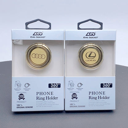 LGD 360 rotation  car logo ring holder