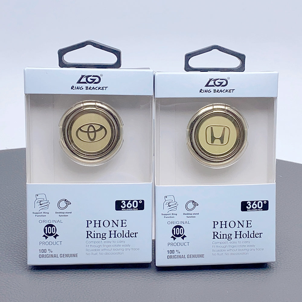 LGD 360 rotation  car logo ring holder