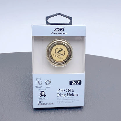 LGD 360 rotation  car logo ring holder