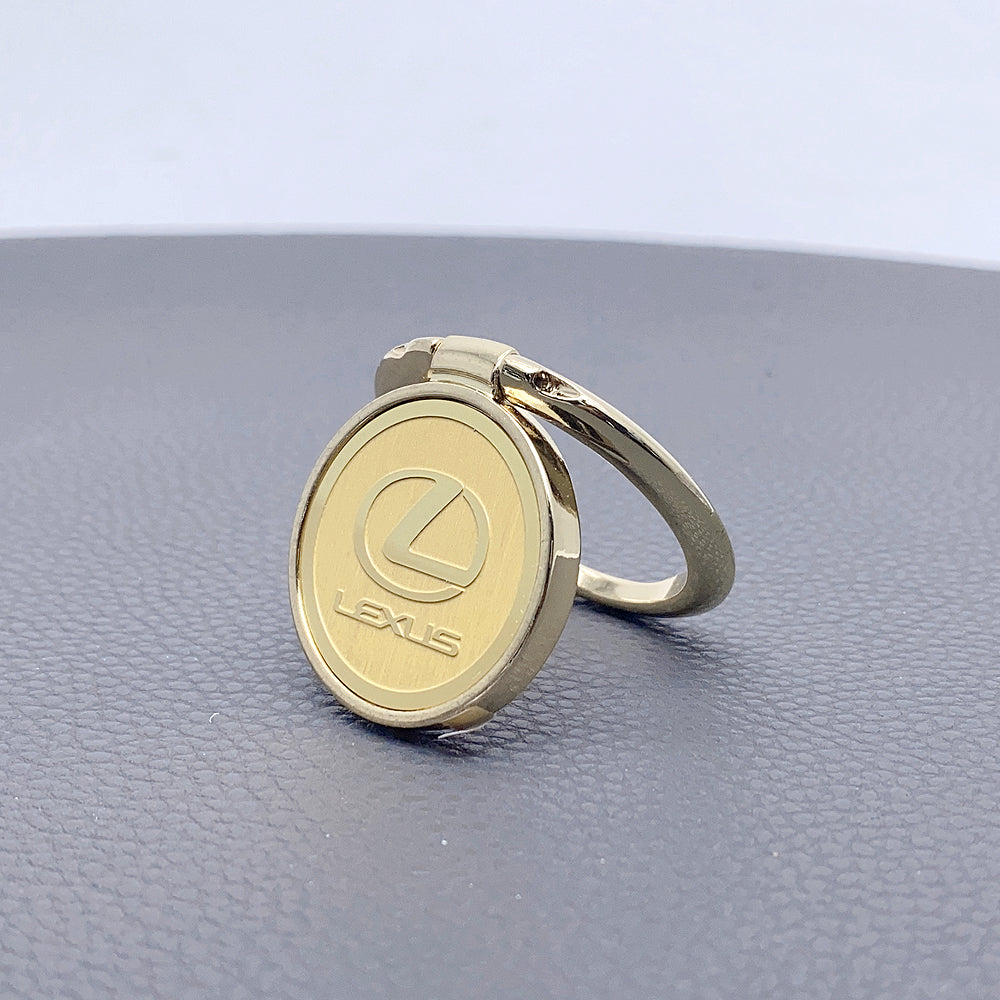 LGD 360 rotation  car logo ring holder