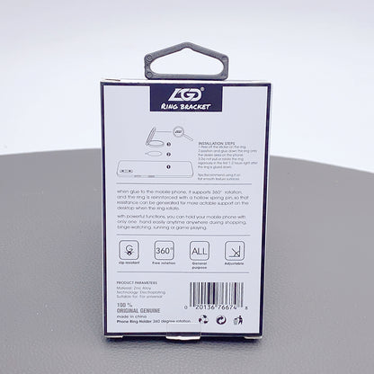 LGD 360 rotation  car logo ring holder