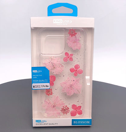 iPhone 11pro max 6.5 real flower blossom case
