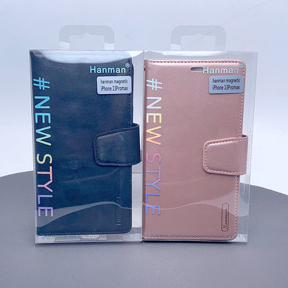 iPhone 14 Plus / 15 Plus 6.7 hanman 2 in 1 detachable magnetic wallet case