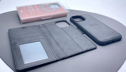 S23+ hanman 2 in 1 detachable magnetic wallet case