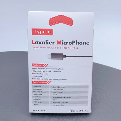 Lavalier microphone with Type-C cable GL121