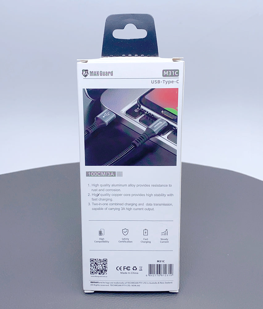 Maxguard 1m Type-C cable M31C