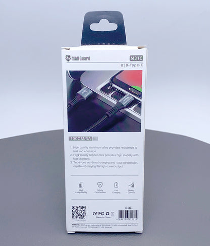 Maxguard 1m Type-C cable M31C