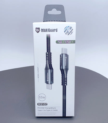 Maxguard 1m PD 65W Type-C to Type-C cable M31CC