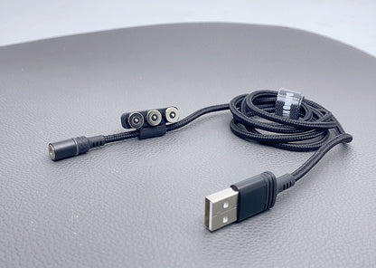 Maxguard magnetic micro+lightning+Type-C cable M33MLC