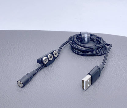 Maxguard magnetic micro+lightning+Type-C cable M33MLC