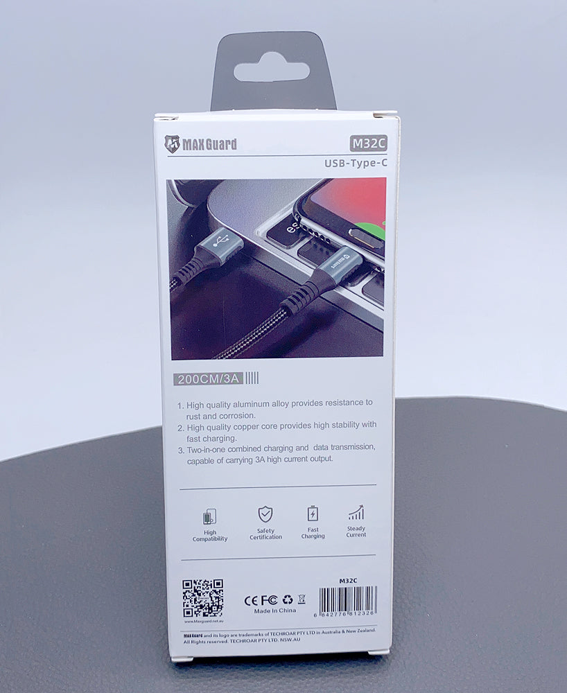 Maxguard 2m Type-C cable M32C
