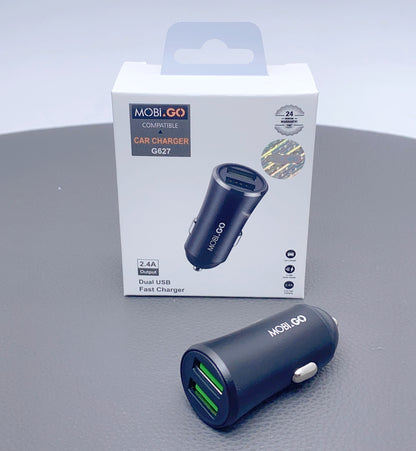 Mobigo 2.4A fast car charger G627
