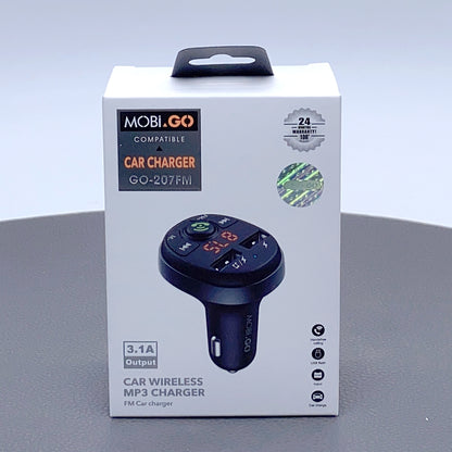 Mobigo 3.1A wireless car MP3 charger GO207FM