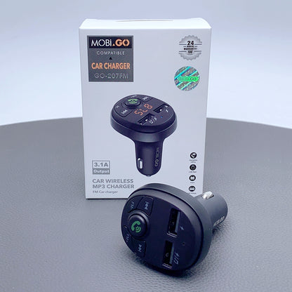 Mobigo 3.1A wireless car MP3 charger GO207FM