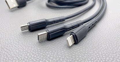 Mobigo 1.2m 3 in 1 cable GO3TLM