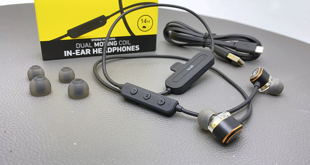 Budi dual moving coil in-ear headphones earphones