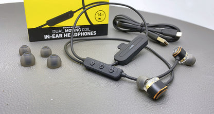 Budi dual moving coil in-ear headphones earphones