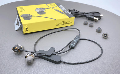 Budi dual moving coil in-ear headphones earphones