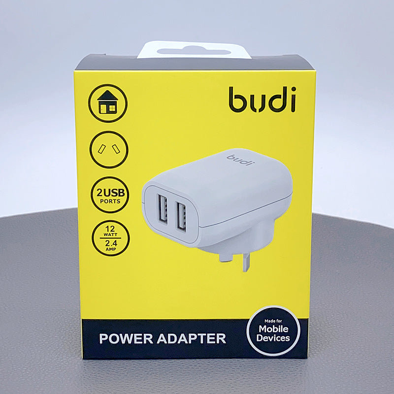Budi 12W 2.4A wall charger AC339AW