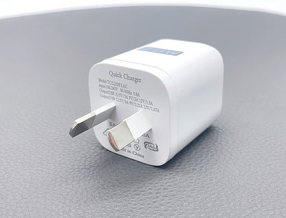 Mobigo PD QC 3.0 20W wall charger TCS2081AC