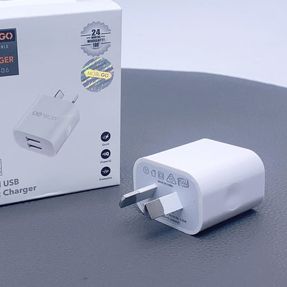 Mobigo 2.1A fast wall charger GO306
