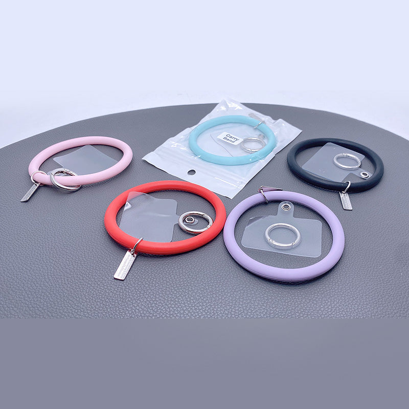 Universal phone carry band charm lanyard