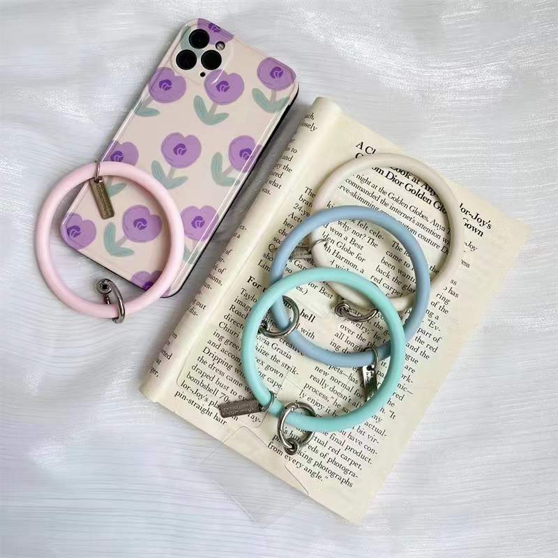 Universal phone carry band charm lanyard