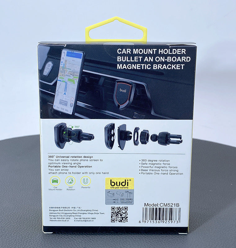 Budi magnetic car mount holder CM521