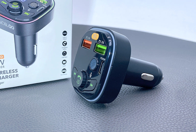 Mobigo PD 20W FM MP3 car charger GO208FM