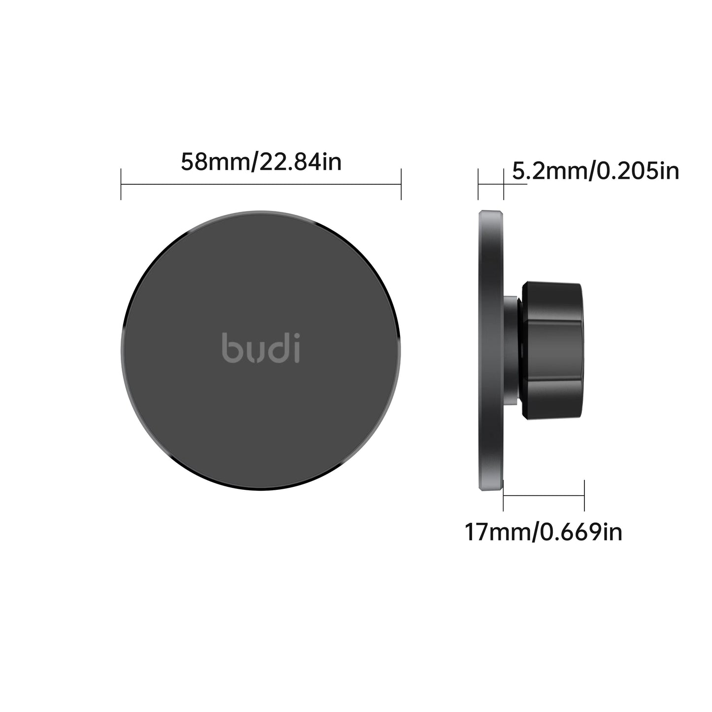 Budi MagSafe car mount holder CM533