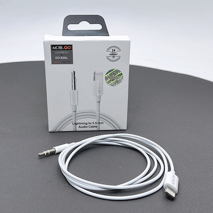Mobigo 1m lightning to 3.5mm adapter GO63AL
