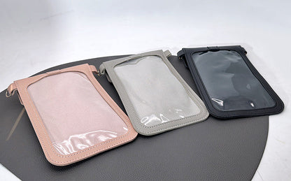 Carry pouch universal belt button bag for mobile phone (fit 5-7)