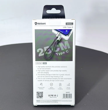 Maxguard 25CM  Type-C cable M40C