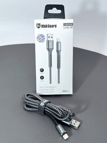 Maxguard 1M Lightning cable M41L
