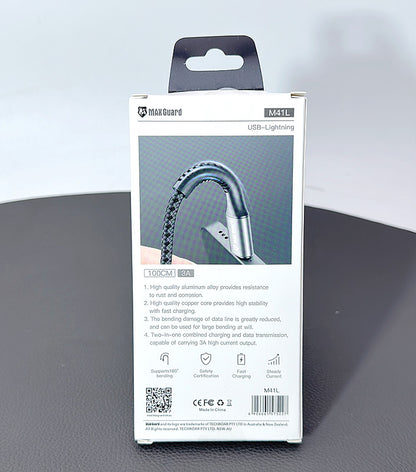 Maxguard 1M Lightning cable M41L