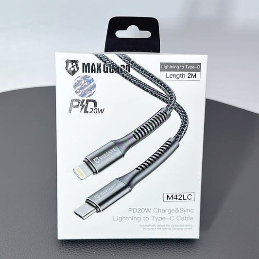 Maxguard 2M PD 20W Lightning to Type-C cable M42LC