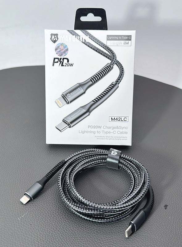 Maxguard 2M PD 20W Lightning to Type-C cable M42LC