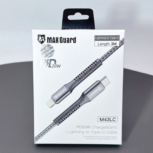Maxguard 3M PD 20W Lightning to Type-C cable M43LC
