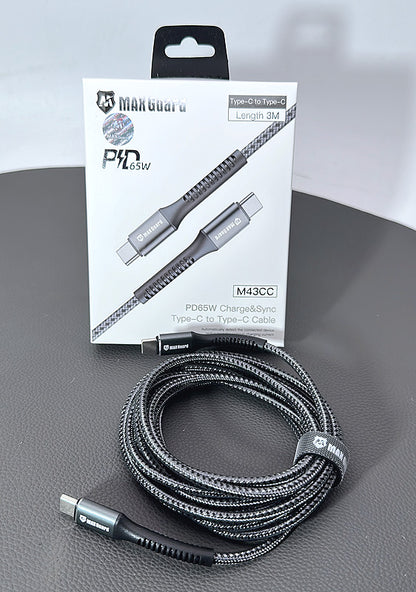 Maxguard 3M PD 65W Type-C to Type-C cable M43CC