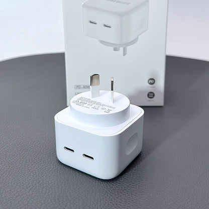 Maxguard PD 40W USB-C+C Power adapter(AC) home wall charger PD40W